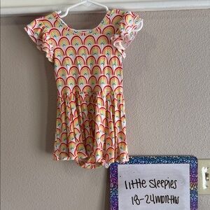 Little Sleepies Rainbow Kids Dress